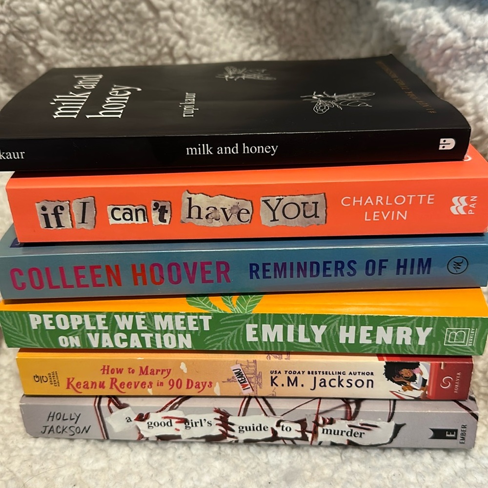 6 book bundle